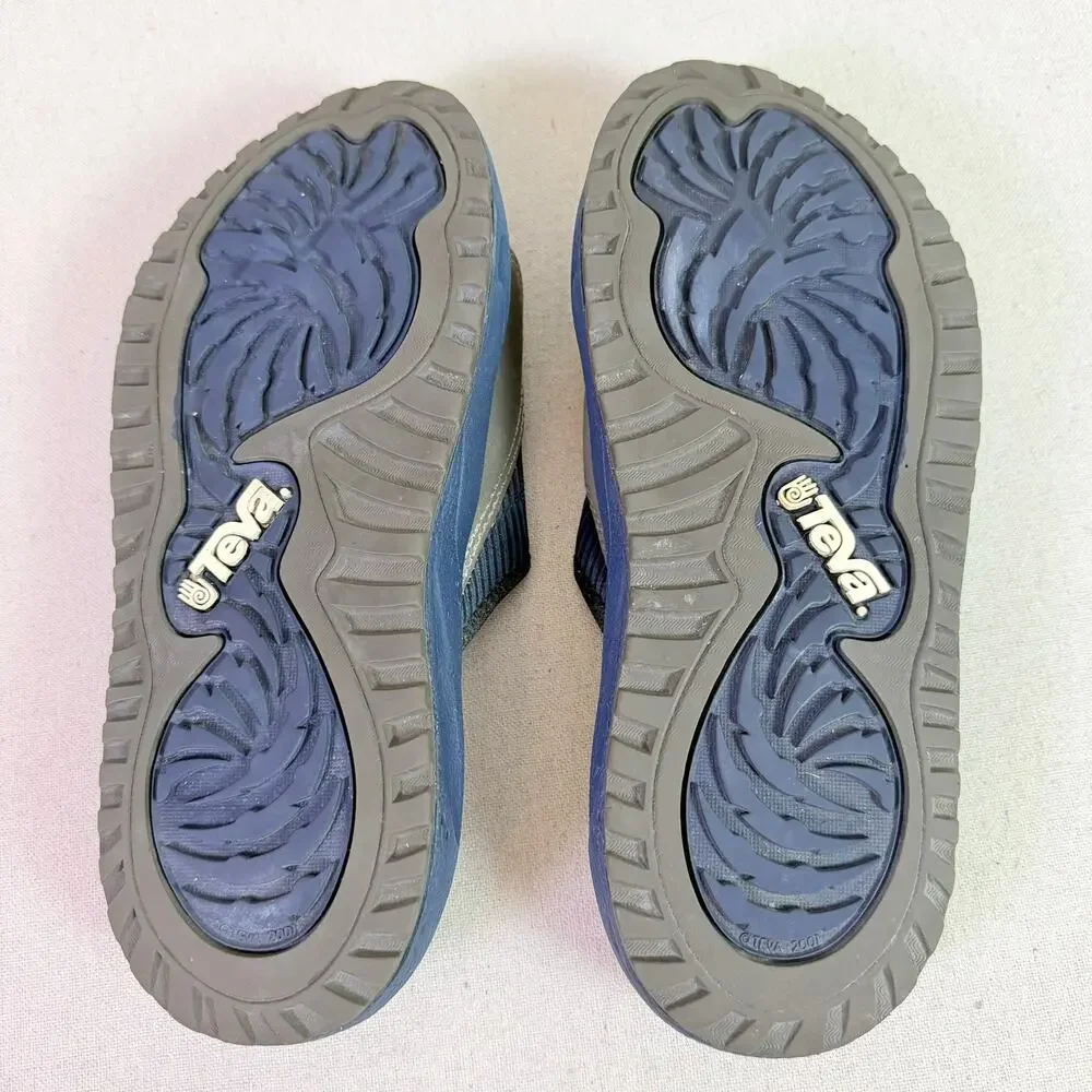Vintage Teva Sport Slide Sandals Mens 8 Blue Adjustable Comfort Outdoors Beach